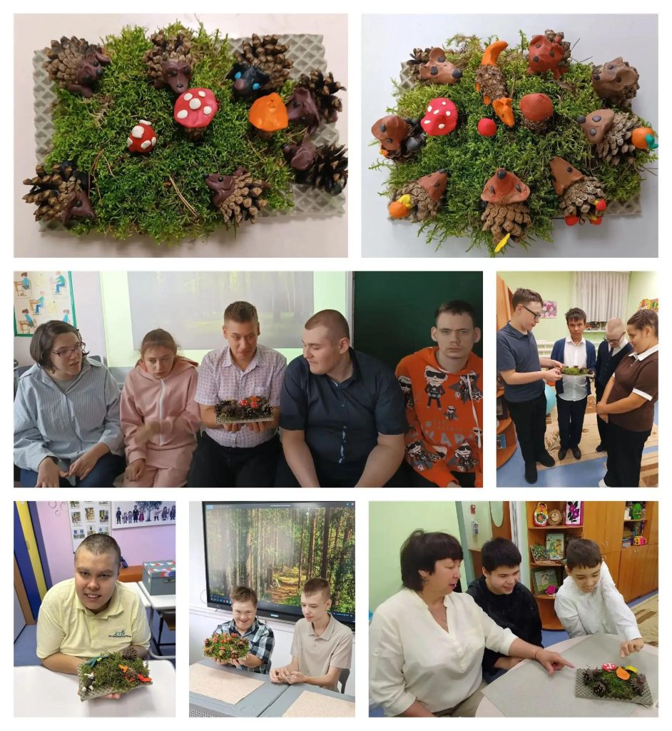 Уроки труда: лепим лесных друзей